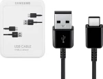 Samsung Regular USB 2.0 Cable USB-C male - USB-A male Μαύρο 1.5m (EP-DG930MBEGWW)