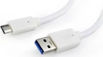 Cablexpert Regular USB 3.0 Cable USB-C male - USB-A male Λευκό 0.1m (CCP-USB3-AMCM-W-0.1M)