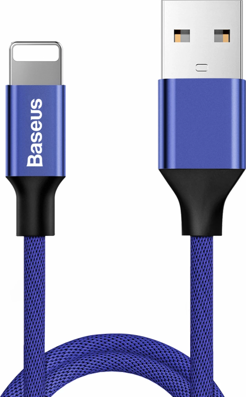 Baseus Yiven Braided USB to Lightning Cable Μπλε 1.8m (CALYW-A13)