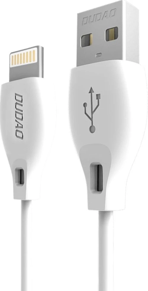 Dudao Regular USB to Lightning Cable Λευκό 1m (L4L)