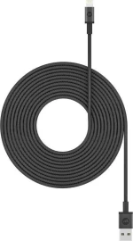 Mophie Braided USB to Lightning Cable Μαύρο 3m (409903216)