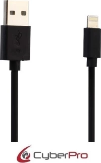 CyberPro Regular USB to Lightning Cable Μαύρο 3m (CP-LL30B)