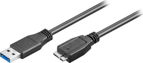 Goobay Regular USB 3.0 to micro USB Cable Μαύρο 0.5m (95734)