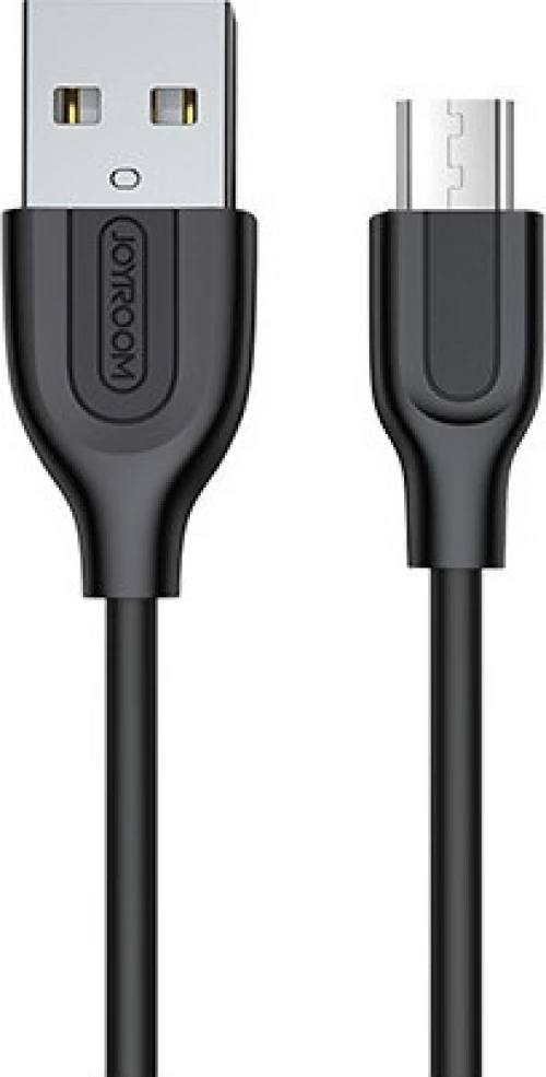 Joyroom LED USB 2.0 to micro USB Cable Μαύρο 1m (S-L352)