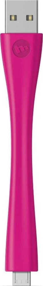 Mophie Flat USB 2.0 to micro USB Cable Ροζ 0.15m (2990_USB-MICRO-4IN-PNK)