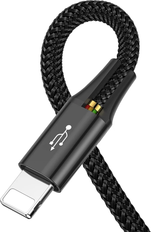 Baseus Rapid Braided USB to 2x Lightning / Type-C / micro USB Cable Πολύχρωμο 1.2m (CA1T4-A01)