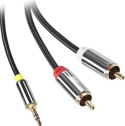 GoGEN Cable 3.5mm male - 2x RCA male 1.5m (CINJACK150FM01)