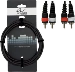 Alpha Audio Alpha Audio Cable 2 x RCA male - 2 x RCA male 1.5m (190.190)