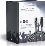 Nedis Cable XLR male - XLR female 20m (COTG15010GY200)