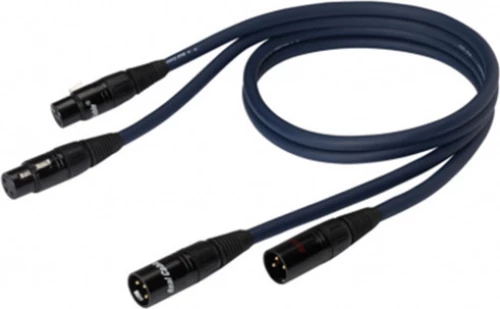 Real Cable Cable 2x XLR female - 2x XLR male 1m (XLR128/1M)
