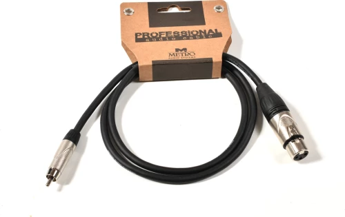 Metro Cable XLR female - RCA male 1m (PXR-001/1M)