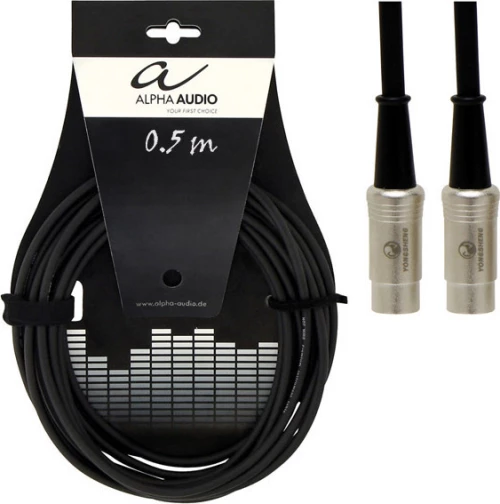 Alpha Audio MIDI Cable midi male - midi male 0.5m (190.770)