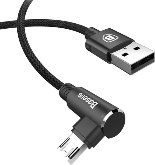 Baseus MVP Braided USB 2.0 to micro USB Cable Μαύρο 2m (CAMMVP-B01)