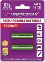 Esperanza AAA 1000mAh (2τμχ)