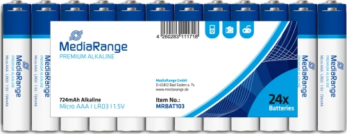 MediaRange Premium Alkaline AAA (24τμχ)