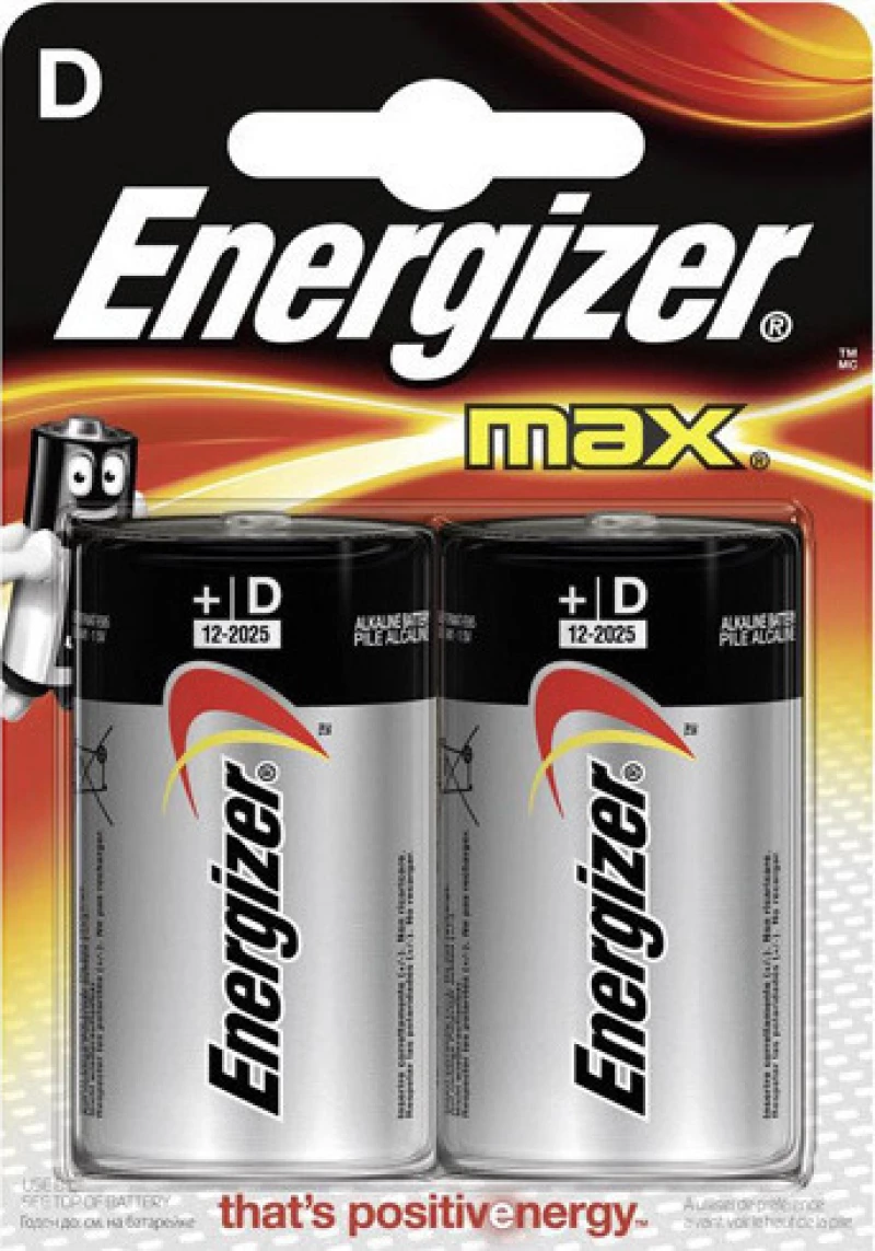 Energizer Max D (2τμχ)