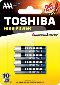 Toshiba High Power AAA (4τμχ)
