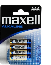 Maxell Alkaline AAA (4τμχ)