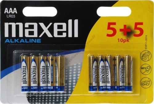 Maxell Alkaline AAA (10τμχ)