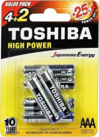Toshiba High Power AAA (6τμχ)