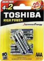 Toshiba High Power AAA (6τμχ)
