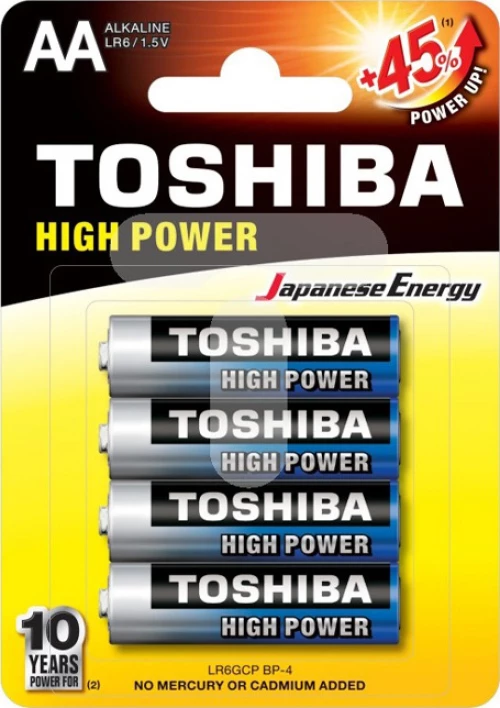 Toshiba High Power AA (4τμχ)