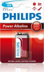 Philips Power Alkaline 9V (1τμχ)