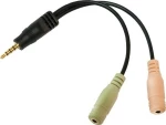 LogiLink 3.5mm male - 2x 3.5mm female (CA0021)
