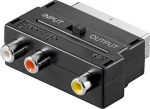Scart male - 3x RCA female