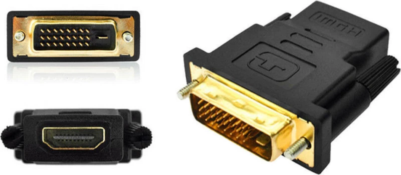 DVI-D male - HDMI female