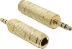 DeLock 3.5mm male - 6.3mm female (65360)