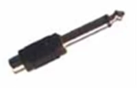 6.3mm male - RCA female
