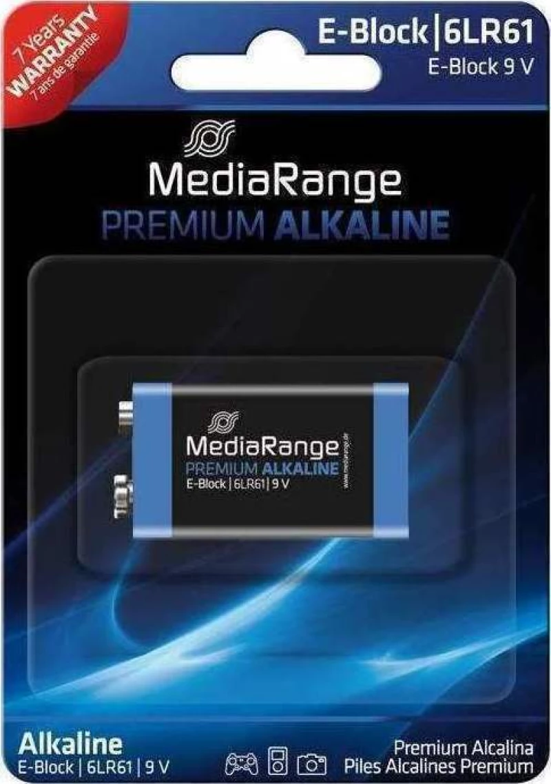 MediaRange Premium Alkaline 9V (1τμχ)
