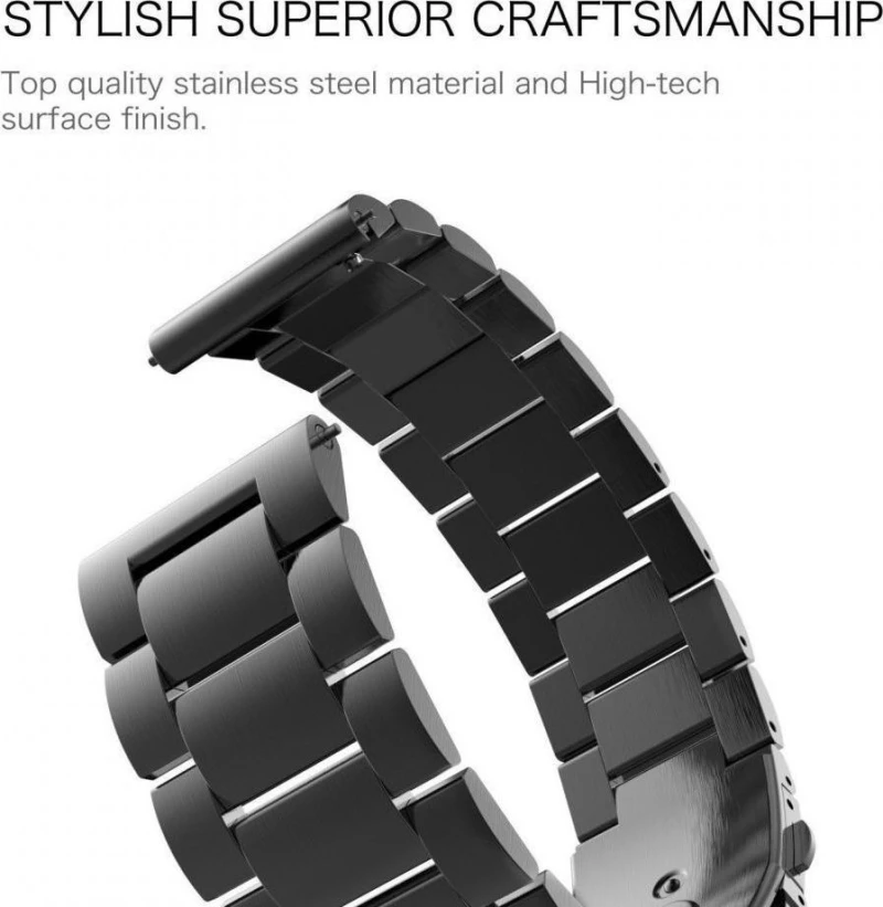 Λουράκι Stainless Black (Galaxy Watch 46mm)