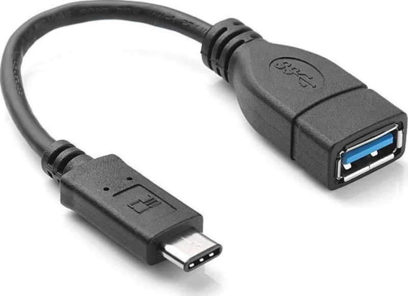 De Tech USB-C male - USB-A female (18224)