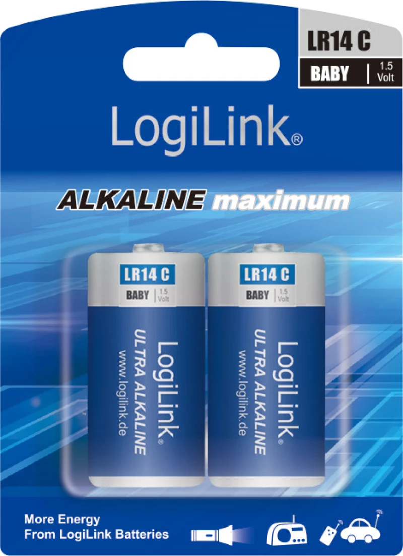 LogiLink Ultra Alkaline C LR14B2 (2τμχ)