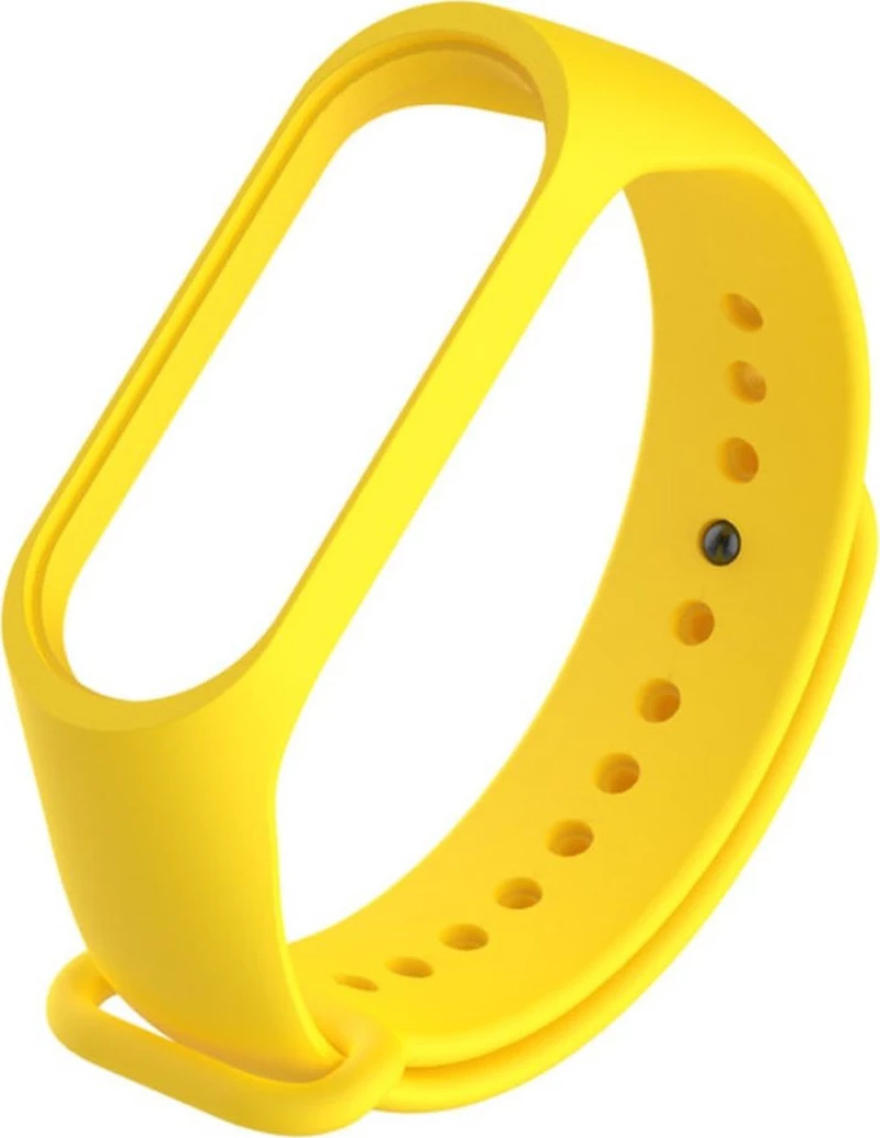 Λουράκι Σιλικόνης Κίτρινο (Mi Band 3/4)