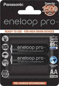 Panasonic Eneloop Pro AA 2500mAh (2τμχ)