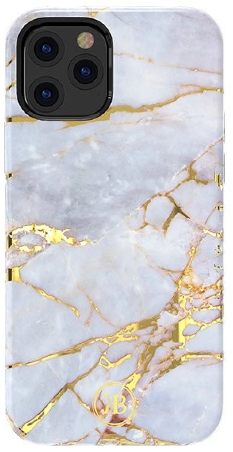 Θήκη Kingxbar Marble για iPhone 12 Pro Max - Λεύκο