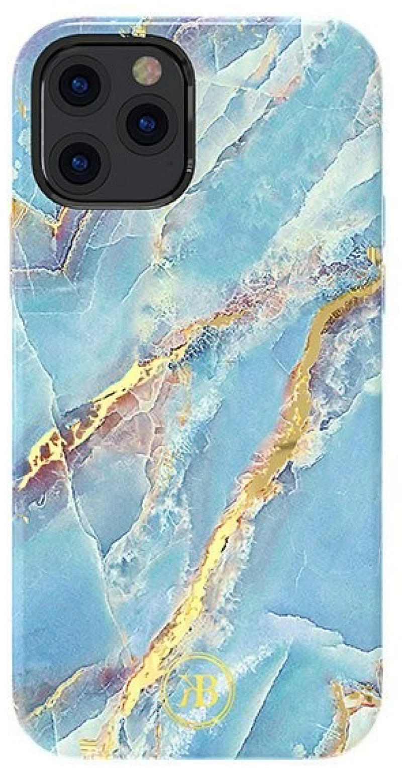Θήκη Kingxbar Marble για iPhone 12/12 Pro - Μπλε