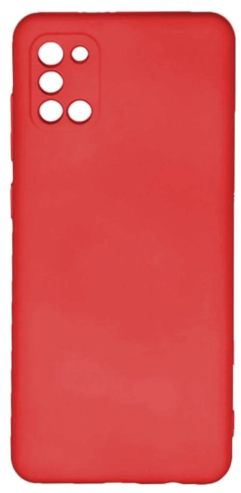 100.0791 Silky and Soft Touch Finish Back Cover Case RED FOR SAMSUNG GALAXY A31