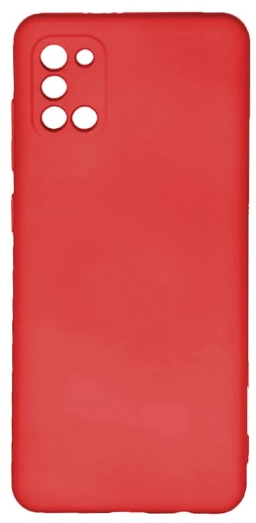 100.0791 Silky and Soft Touch Finish Back Cover Case RED FOR SAMSUNG GALAXY A31