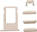 ΠΛΑΙΝΑ ΠΛΗΚΤΡΑ ΚΑΙ ΒΑΣΗ SIM ΓΙΑ IPHONE 6S, GOLD