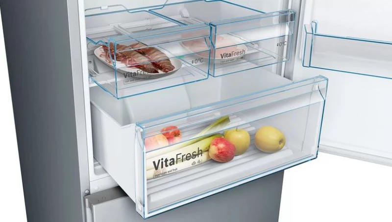Bosch KGN49XIEA Ψυγειοκαταψύκτης NoFrost Inox