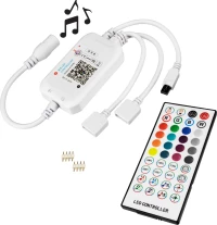 GloboStar Ασύρματο RGB Controller Bluetooth με Τηλεχειριστήριο 73431