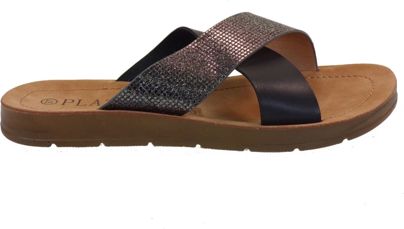 Bagiota Shoes Γυναικείες Παντόφλες WS-2012 Μαύρο 79227