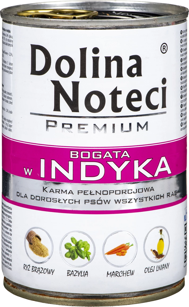 Υγρή Τροφή Σκύλων Dolina Noteci 5902921301295 moist Turkey 400 g