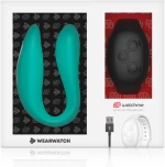 WEARWATCH DUAL PLEASURE WIRELESS TECHNOLOGY WATCHME AQUAMARINE/JET BLACK