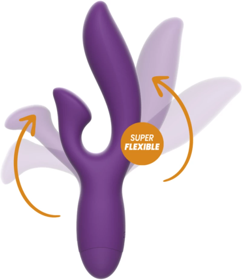 REWOLUTION REWOFUN FLEXIBLE VIBRATOR WITH RABBIT