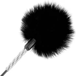 DARKNESS FEATHER CROP BLACK 50cm